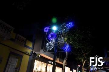 Telde se pone en modo navideño con el encendido de sus luces/Francisco Javier Santana.